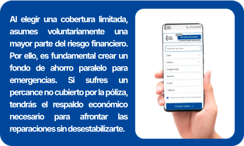 cobertura limitada