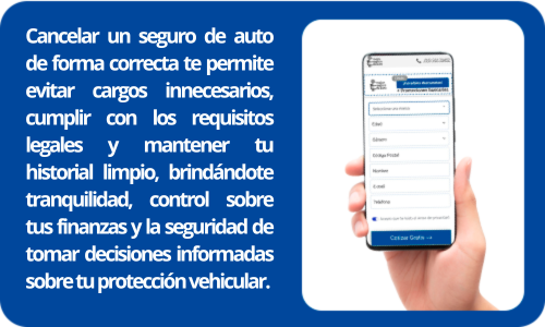 cancelar un seguro de auto