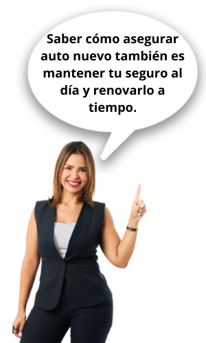 como asegurar auto nuevo