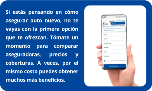 como asegurar auto nuevo
