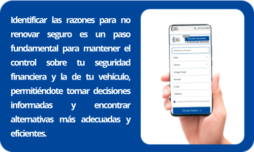 razones para no renovar seguro