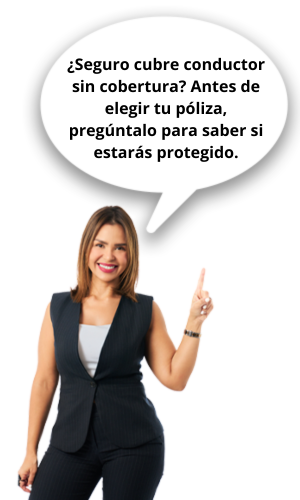 seguro cubre conductor sin cobertura