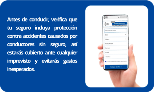 seguro cubre conductor sin cobertura