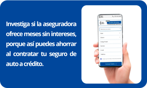 seguro de auto a credito