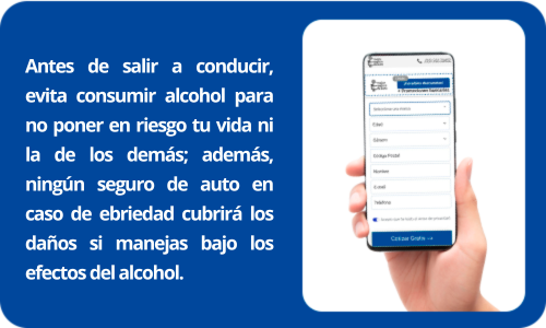 seguro de auto en caso de ebriedad