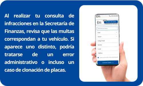 consulta de infracciones secretaria de finanzas
