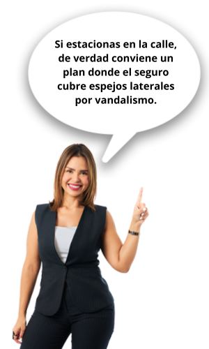seguro cubre espejos laterales