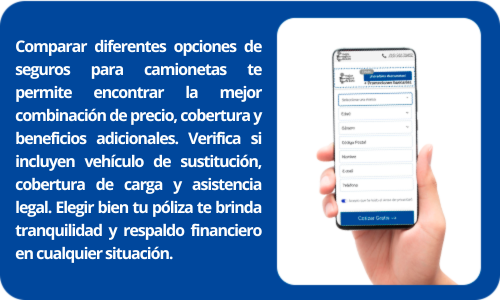 seguros para camionetas