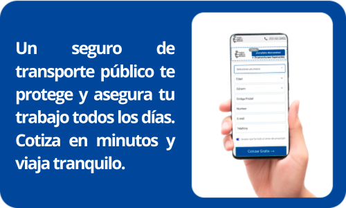 seguros para transporte publico
